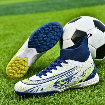 New Football Shoes for Teenagers, Long Nails, Broken Nails, Football Shoes, Actual Combat Outdoor Sports High Top