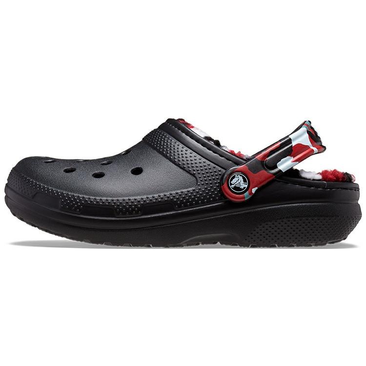 

Crocs Classic Lined Camo Clog Black & Red 208047-063 37-38