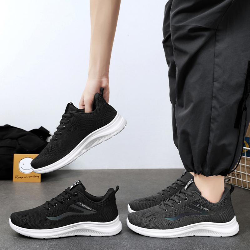 Fashion 2024 Spring New Running Shoes Breathable and Comfortable Single Shoes Korean Edition Casual Hair Anti slip Sports Shoes for Men