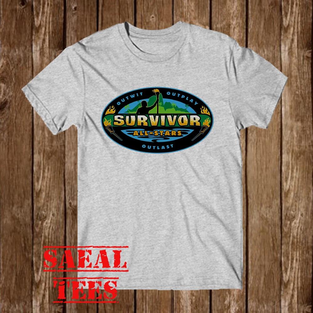 Survivor All Stars Men s Gray Size S-5XL 4XL