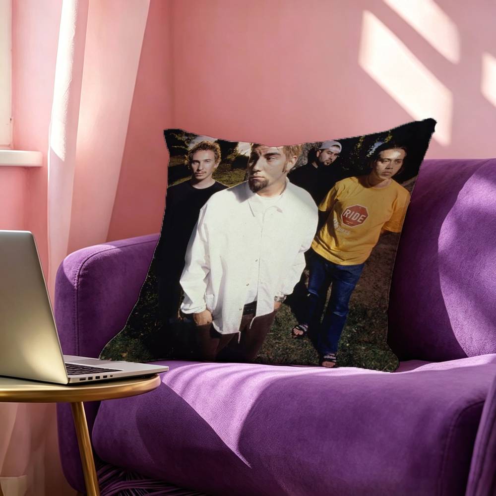 Deftones Music New Pillow Case Square DoubleSided Sofa Cushion Cover Bedroom Bedside Pillow