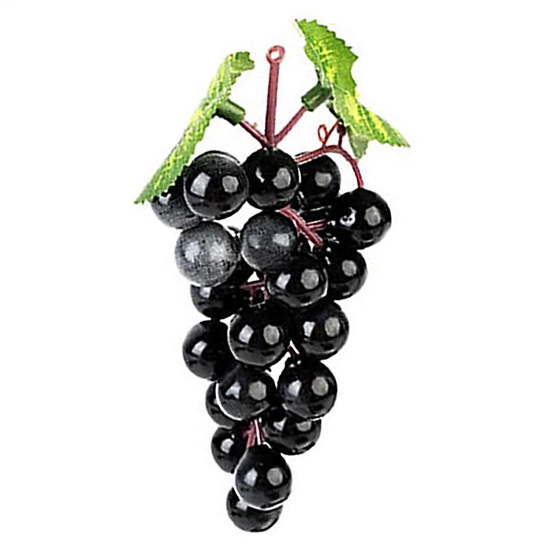 Artificial Grapes Bunches Simulation Fruits Grape for Home Kitchen Wine Decoration Wedding Party Table Centerpiece Decor Props