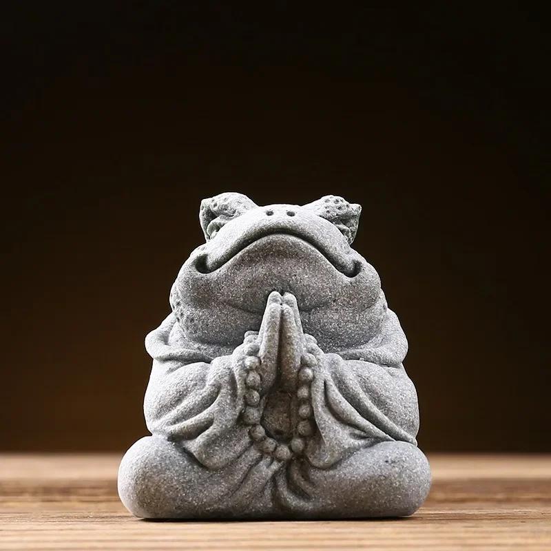 Decor Creativ Placă de Ceai Salon de Ceai Atragerea Bogăției Broască Auriu Animal Fir Parfum Decor Pet de Ceai