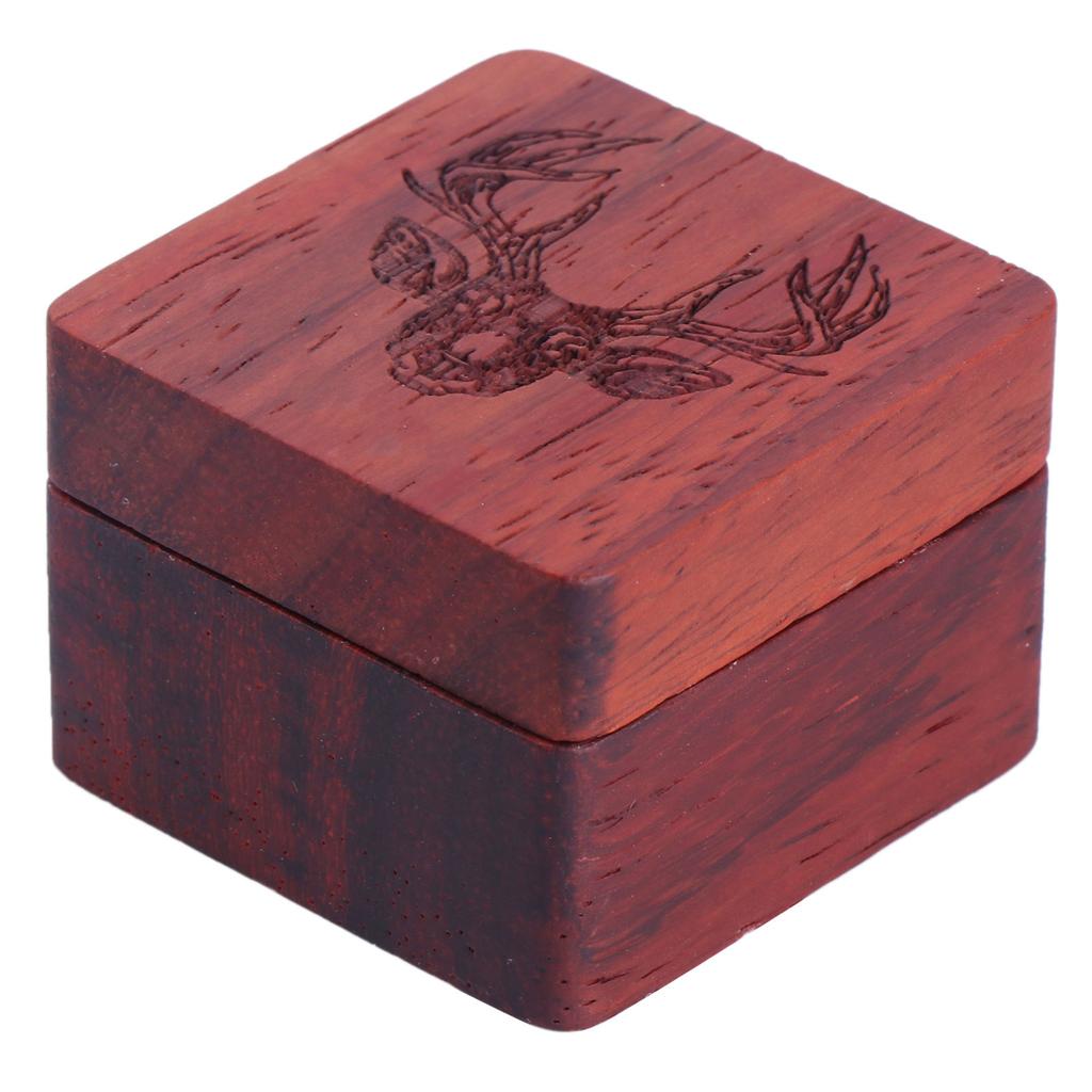 Wooden Guitar Pick Storage Box Container Portable Guitar Pick Box Holder Collector Gift for Guitarist, Musician