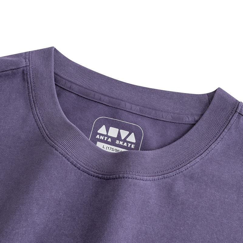 Anta Skate Comfortable Breathable Versatile Round Neck Pullover T-Shirt Men Tops 152628120-2
