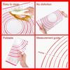 Silicone Kneading Mats with Dough Cutter Non Slip Bottom Pastry Mats for Home Kitchen