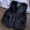 Vest Autumn and Winter New Women's Coat Short Vest Hairy Vest Thin Imitation Fur Vest