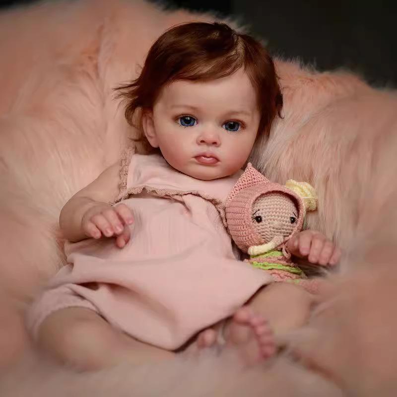 

55 см Кукла Реборн Симуляция Младенца Мягкая Резиновая Игрушка Кукла Девочка Виниловая Кукла