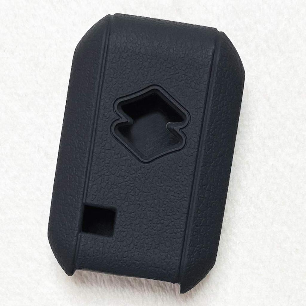 [IKT] Silicone Cover for Suzuki Car Smart Key Sliding Type 4 Buttons Black Red