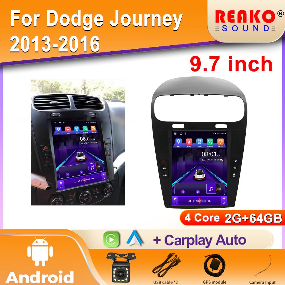 9.7 Inch  2 Din Android Car Radio For Dodge Journey 2013-2016 Stereo Car Multimedia Video Player DVD GPS Navigation