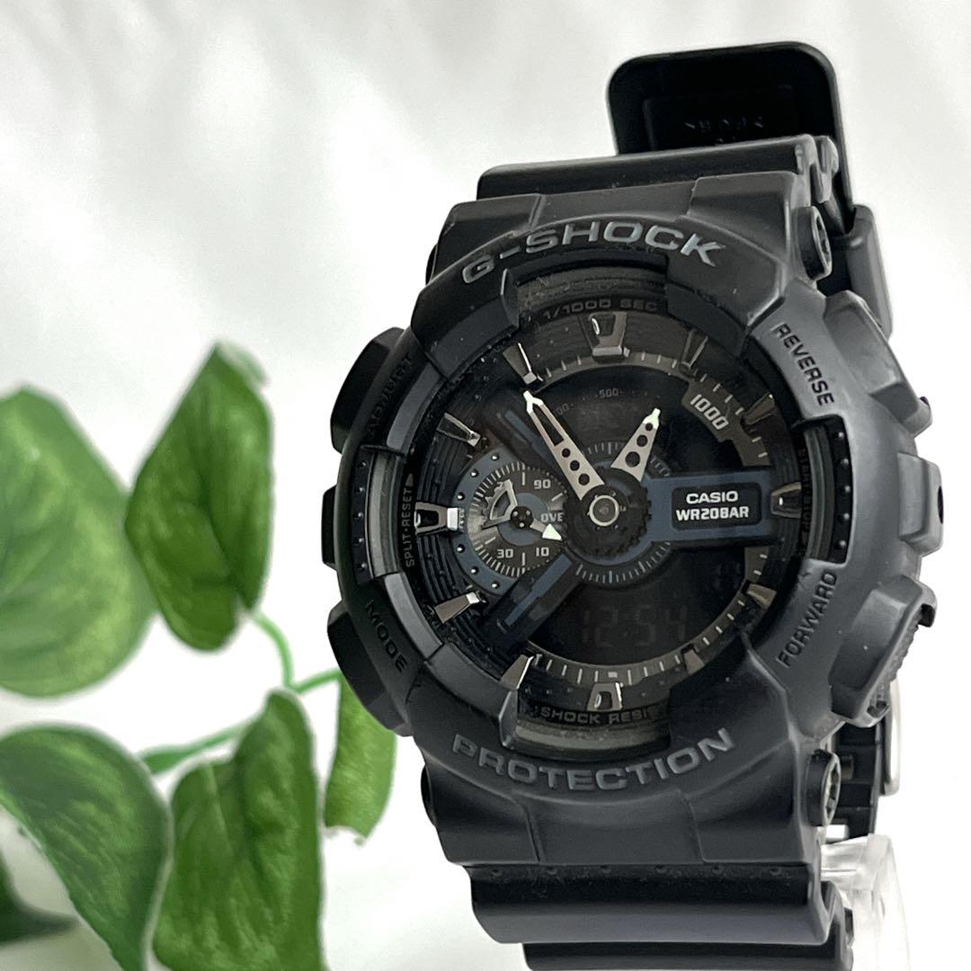 

[USED] Battery replaced: G-SHOCK watch, CASIO analog-digital, black, GA-110
