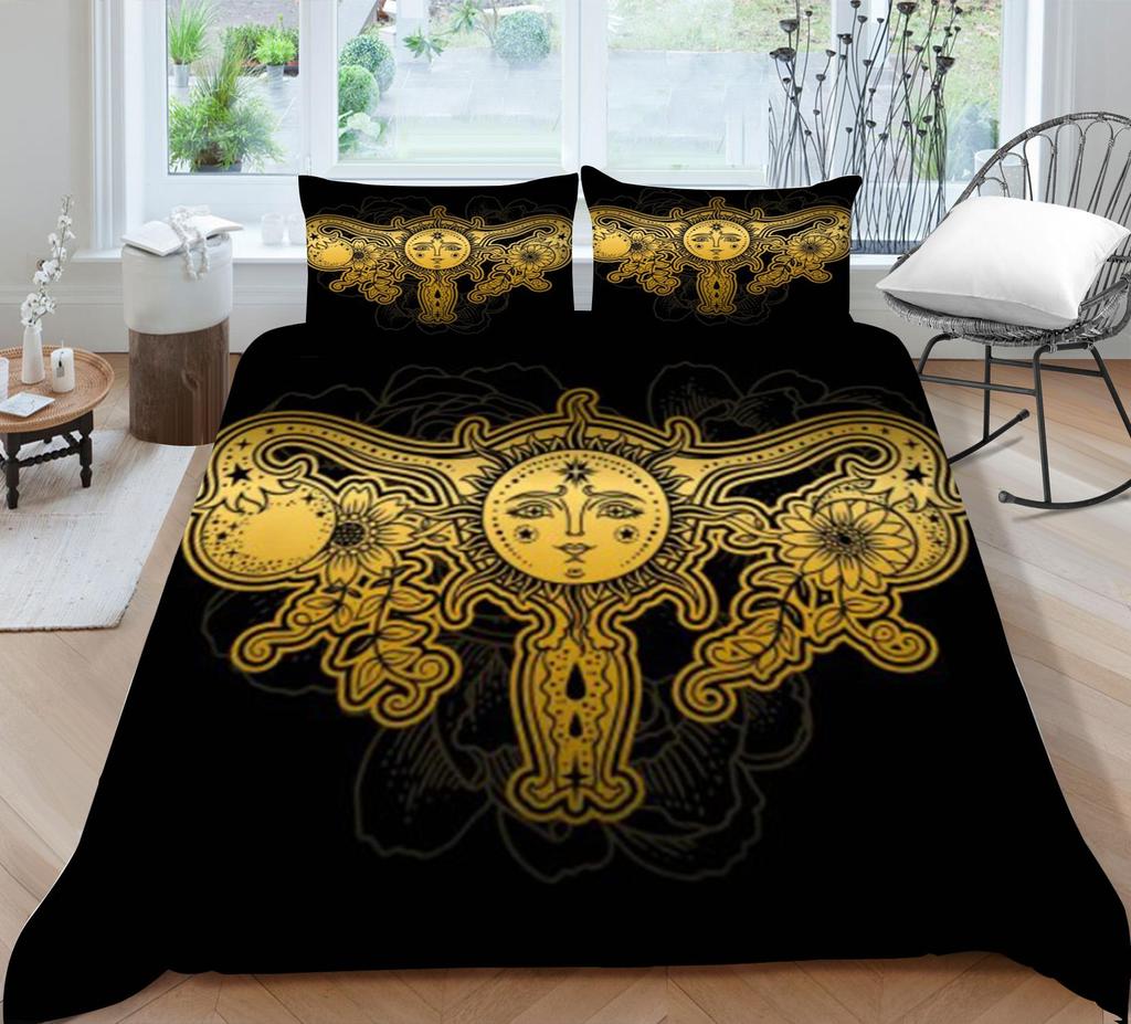 Posteľná bielizeň Bohemia Printing 3D 100% polyester Dekor do spálne Mikrovlákno Pohodlná prikrývka