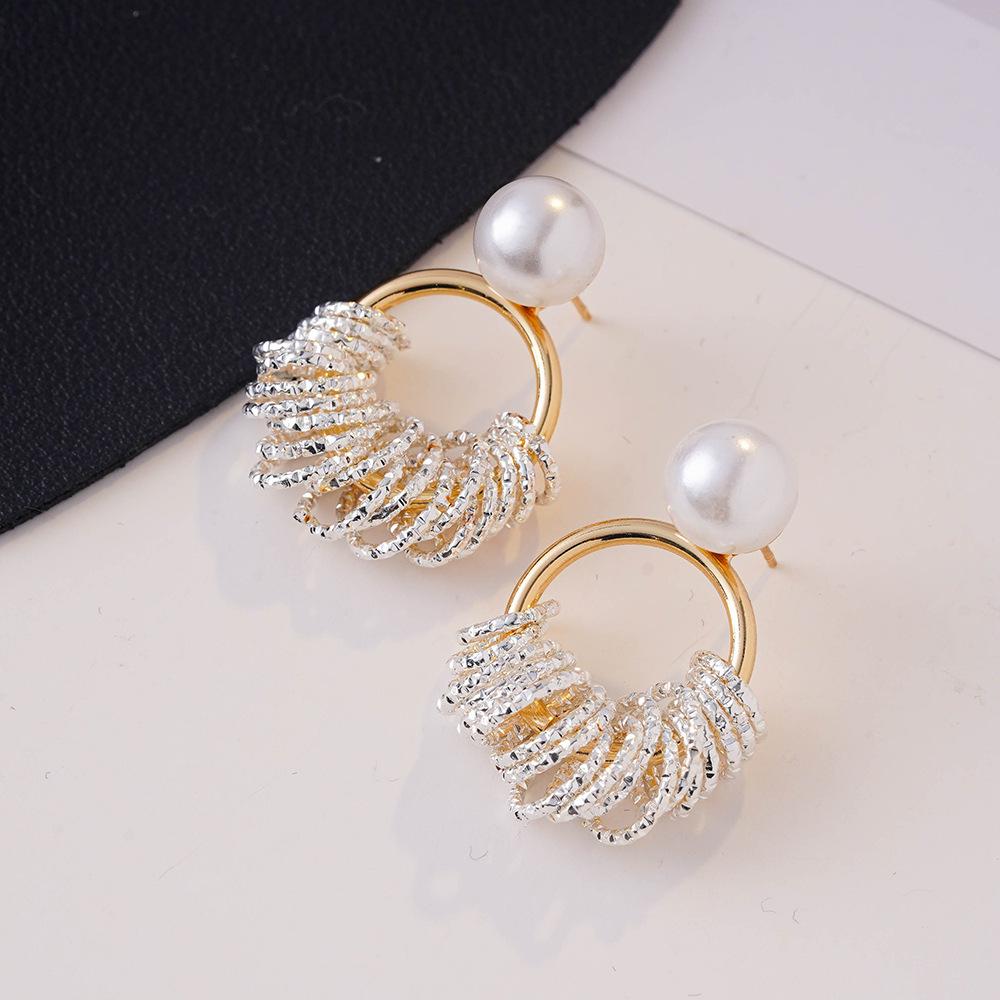Luxury Full Zirconia Chain Hoop Earrings With Diamond Accents Elegant Tassel Drop Earrings For Women