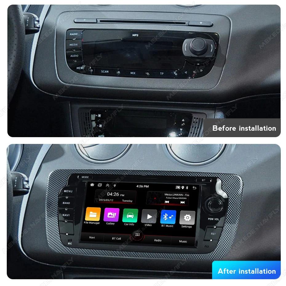 7inch Car Radio for Seat Ibiza 2009-2013 CarPlay Android Auto Multimedia Video Player GPS Navigation WIFI RDS FM Audio Head Unit