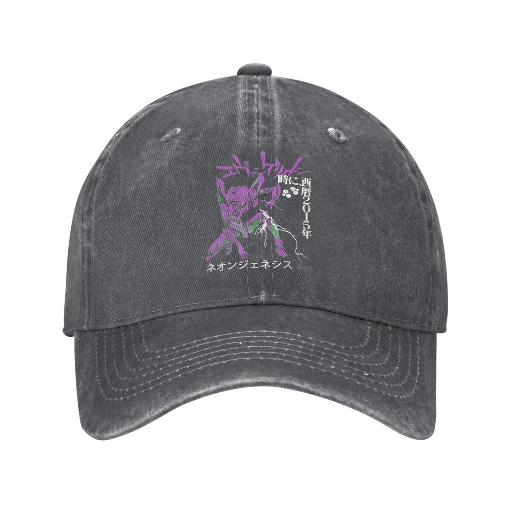Neon Genesis Evangelion Baseballkappen Schirmmützen Eva Sonnenschutzkappen für Unisex