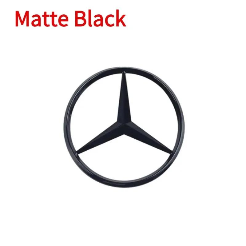 AABIE1 9cm ABS Car Rear Decal Trunk Emblem Sticker For Mercedes Benz AMG W204 W212 W220 W222 W221 C E S Class Accessories