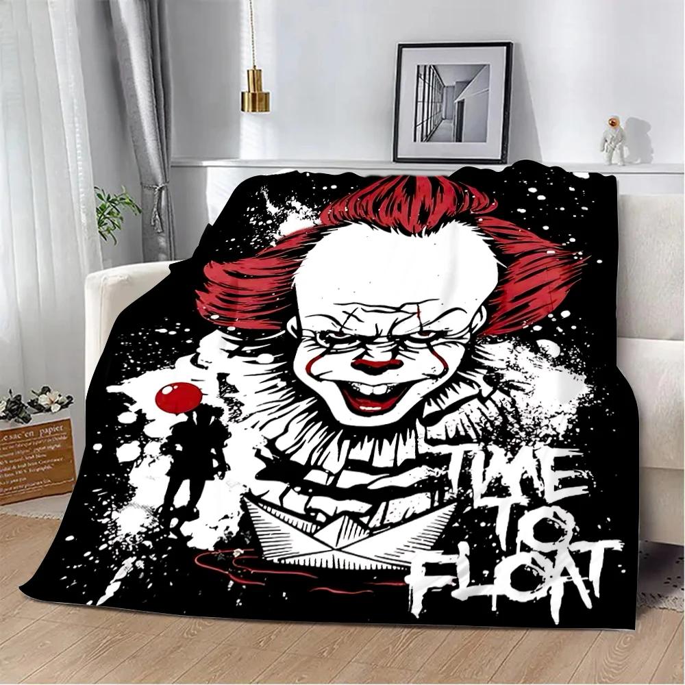 Horror Movie Halloween Printed Blanket Picnic Warm Soft Comfortable for Home Travel Bed Birthday Gift