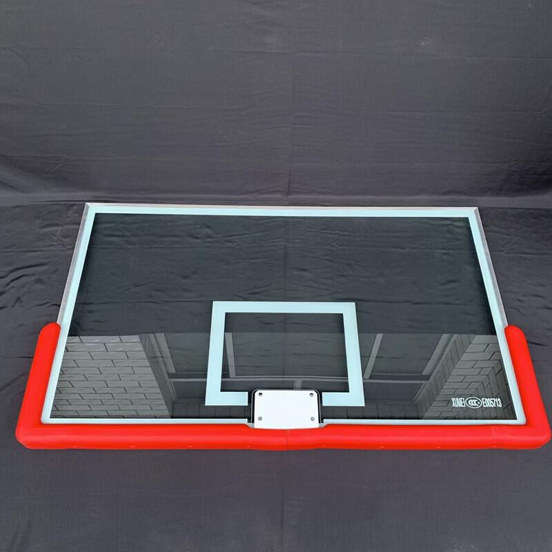 WEZHO Outdoor Tempered Glass Basketball Backboard with Rim