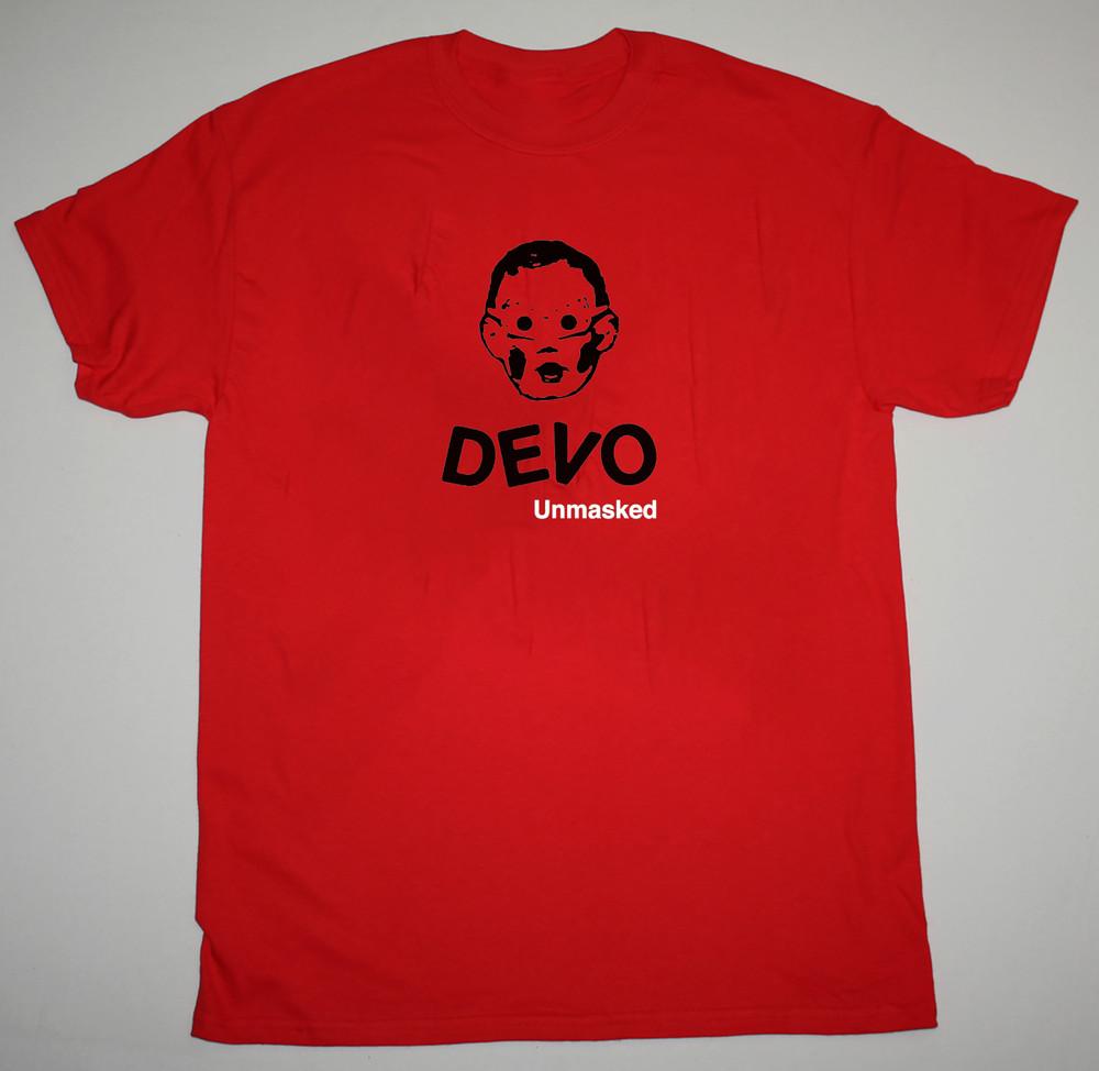 Rare! Devo Band Unmasked Shirt Unisex Concert S to 5XL CR655 Unisex T-Shirt L