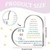 Seasonal decoration,Collectible Figurines Cute Desk Decor for Women - Inspiring Heart - Shaped Acrylic Sign for Office Desk