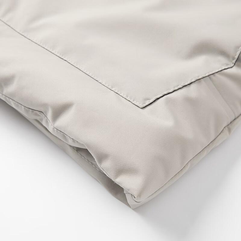 COVER GAL Men's Stand-Collar White Duck Down Vest LH-2458