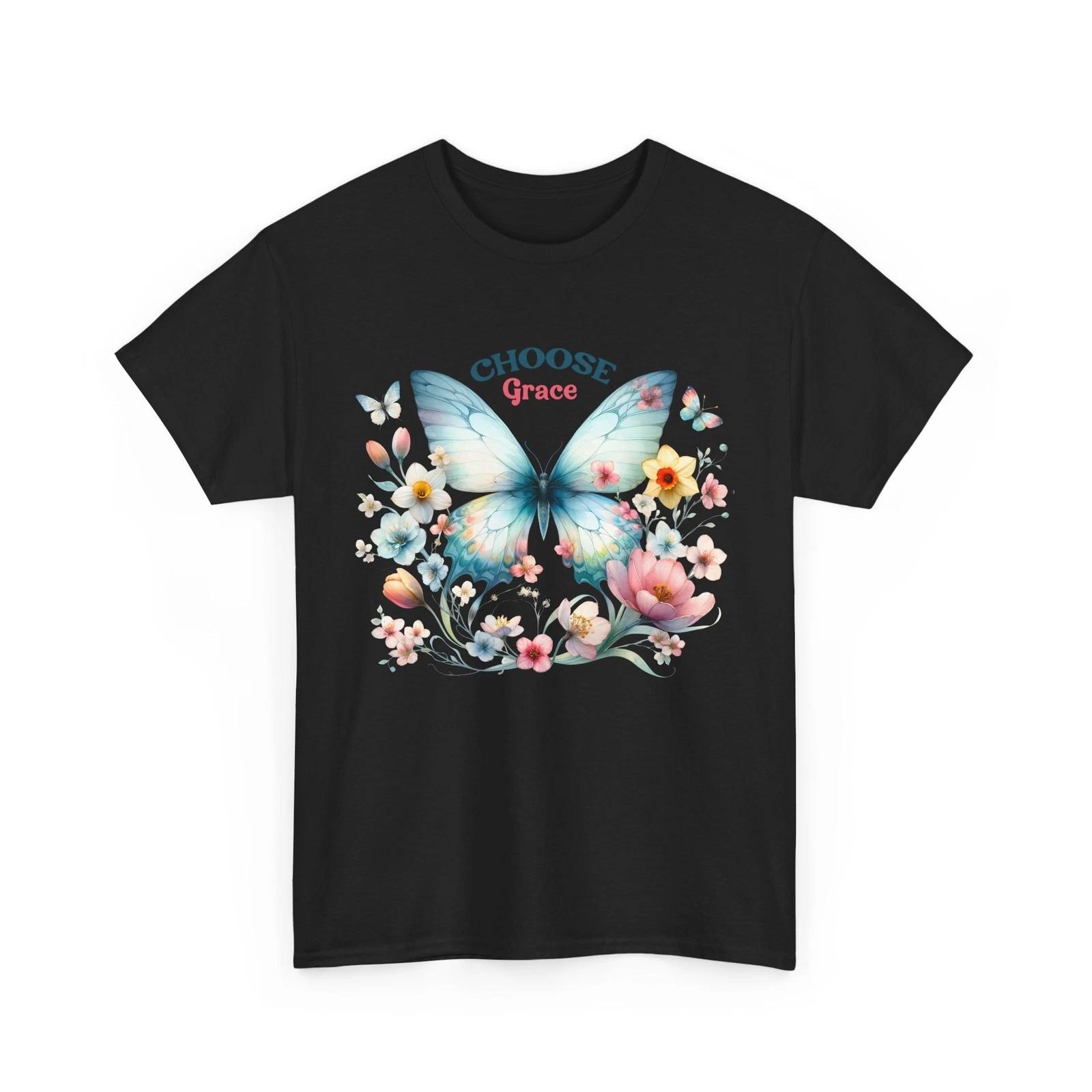 Sunshine & Blooms T-Shirt | Spring Awakening & Floral Tee | Butterfly Shirt 3XL