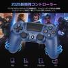 PS4 Controller [2025 Updated Edition] PS4 Controller - PC Turbo Rapid Fire Function, 6-Axis Gyro Sensor, Dual Vibration, High-Precision Buttons,