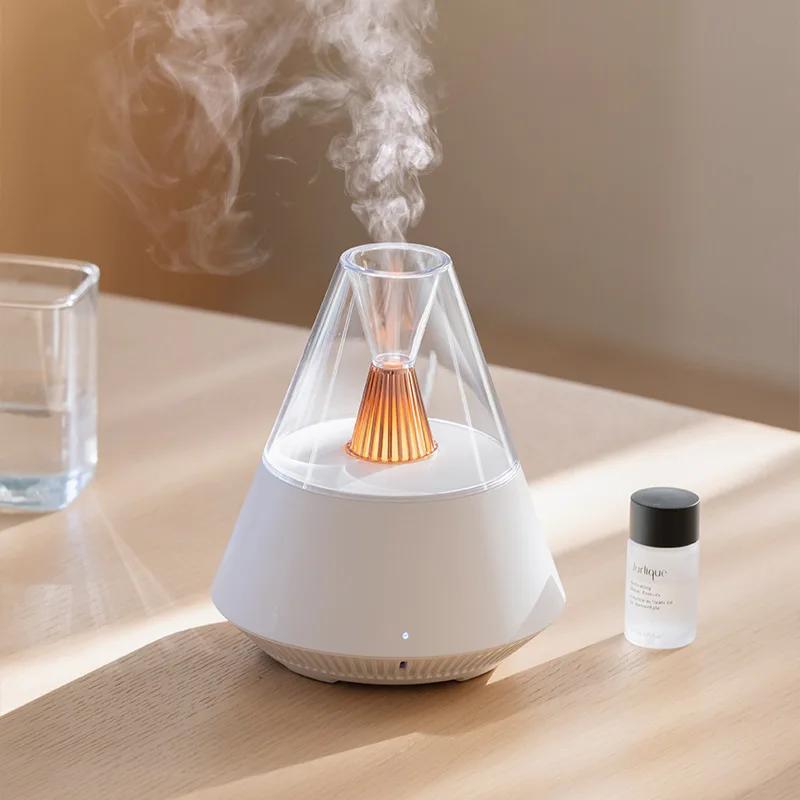 150ML USB Aromatherapy Diffuser Air Humidifier Remote Control Essential Oil Diffuser with Warm Night Light Home Aroma Humidifier