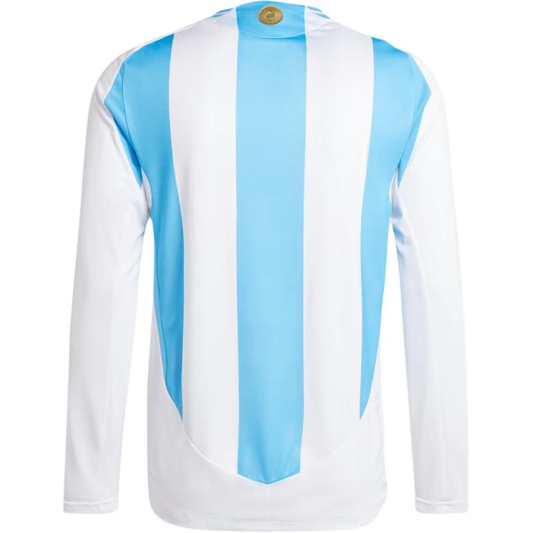 New Adidas Free Shipping With AdiClub Argentina 24 Long Sleeve Home Authentic Jersey IP8383