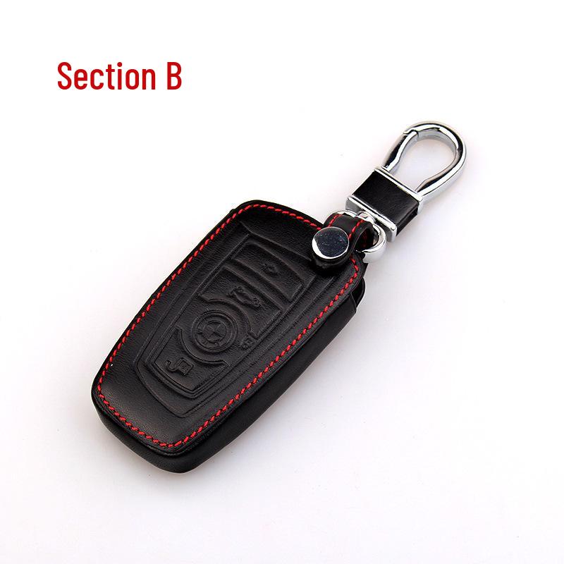 

Leather Key Cover for BMW X Series, 1 Series, 3 Series, New 5 Series, and 7 Series Models