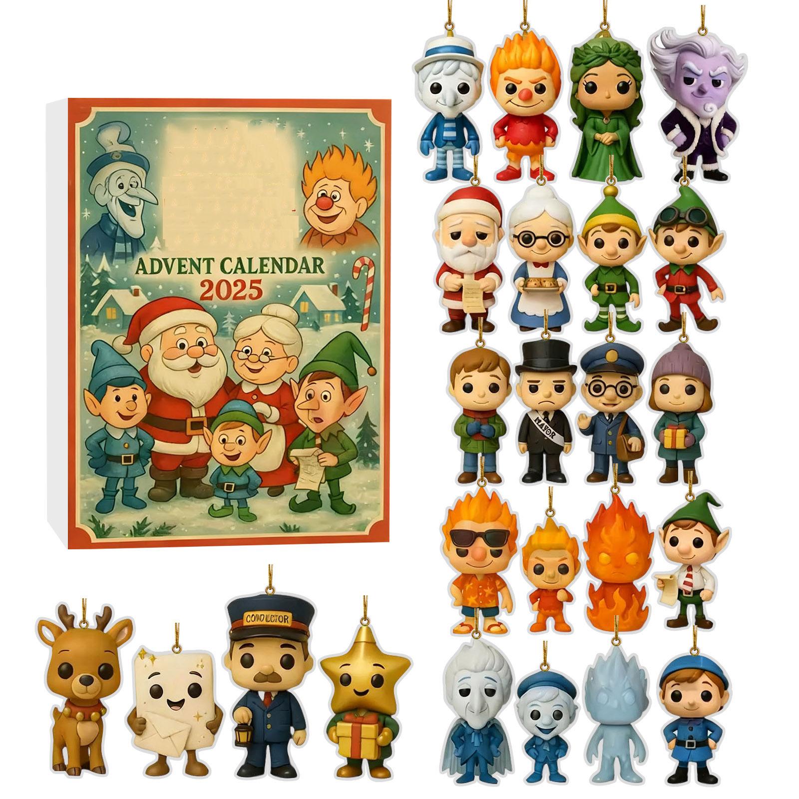 

2D Адвент-календарь включает 24 адвент-календаря, календарь обратного отсчета и коллекционные сюрпризы One Size