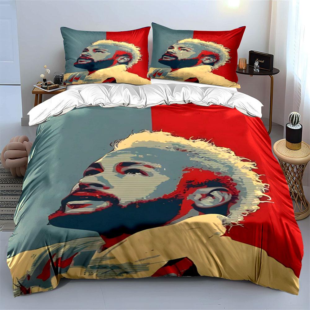 Portrait with Two Colors. Bedding Sets Duvet Cover Sets Duvet Covers Pillowcases(1 * Duvet Cover 2 * Pillowcases Without Duvet Insert)