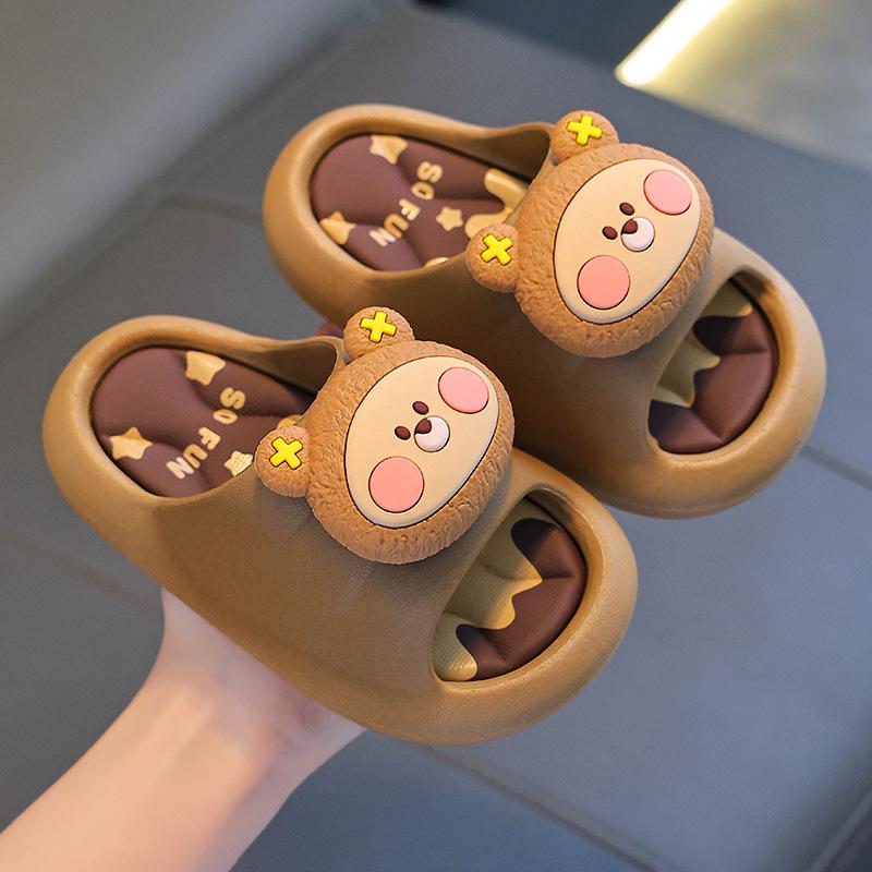 Summer Children's Sandals Boys and Girls Non-Slip Soft Sole Big Kids Parent-Child Indoor Bathing Kids Beach Sandals