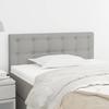 VidaXL Headboard Bedroom Furniture Bed Accessory Single Bed Headboard Interior Light Grey 346436