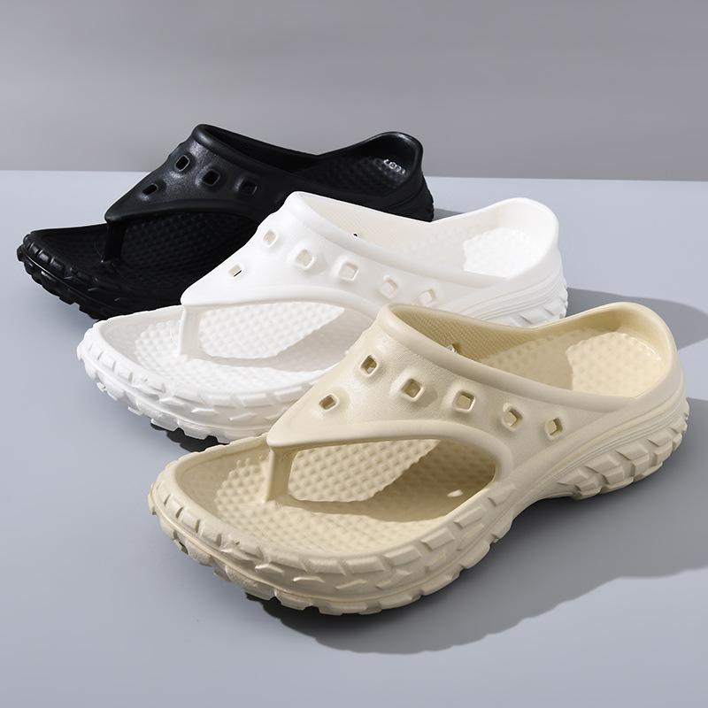 Fashion Couple Flip-flops EVA Casual Trend Outdoor Beach Non-slip Wear-resistant Personalized Fashion Flip-flops