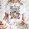 2026 New    Hercules Graphics Print Cotton T Shirt For Women Summer Short Sleeve Retro Tees Casual Oversized Couples Tops