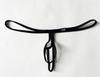Cock Ring Men'S Sex Thong Gun And Bullet Separation Underwear Man Hollow Out Strip G-Strings Open Penis Panties Erotic Lingerie