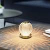Creative Acrylic Spherical Table Lamp Bedroom Bedside Dimmable Night Desk Rechargeable for Bedroom Bar Restaurant Coffee Shop