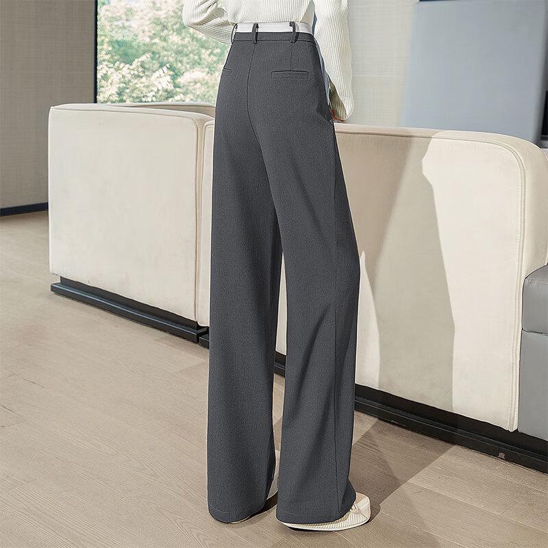 Sibai She Women's High-Waist Wide-Leg Casual Pants