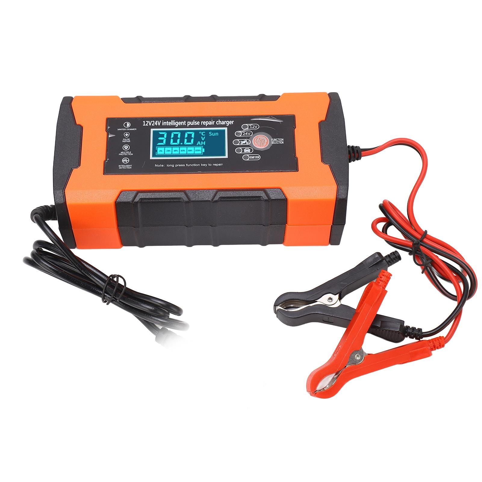 

Автомобильное зарядное устройство 110 12 В 10 А 24 В 5 А Защита цепи Автоматическое определение температуры Умный