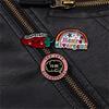 Playful Rainbow Chili Pin Sturdy Metal Badge Adornment Stylish Lapel Pin Accessory Suitable for Everyday Outfits