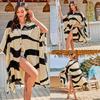 Printed Shirt Beach Jacket Bikini with Sun Protection Cardigan Vacation Swimsuit Blouse
