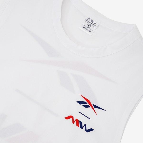 Reebok Airflow Sleeveless Tank White Masterwook
