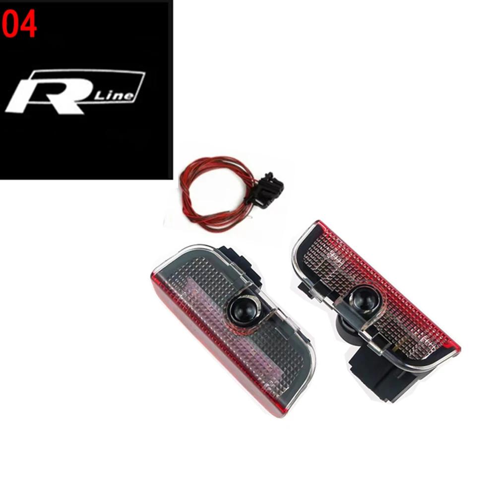 

For VOLKSWAGEN VW 2Pcs LED blue Welcome Projector Light Door Lamp Car Styling For VW Golf 5 6 7 7N Touran CC Passat Magotan B6 B 2pcs