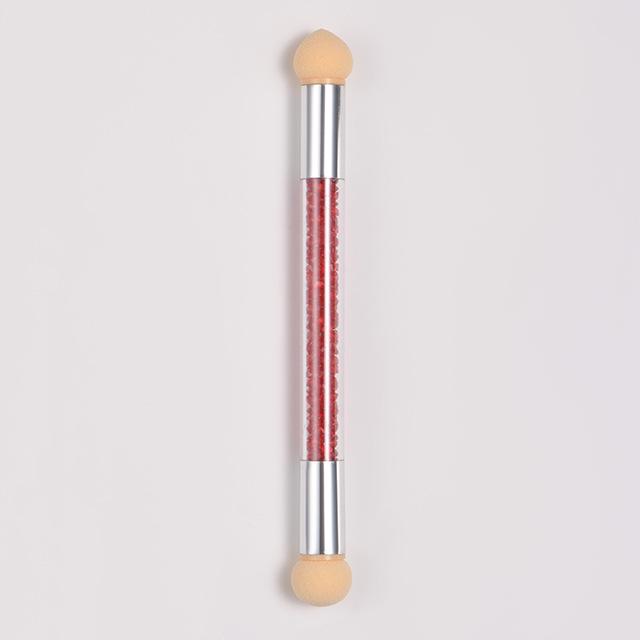 Nail Art Double-Ended Sponge Gradient Pen Set - Multifunctional Blending and Stippling Tools