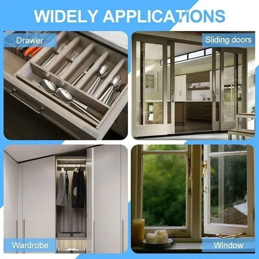 Strong Magnetic Force Magnetic Door Catch Stable Design Punch-Free Catch  Home Use