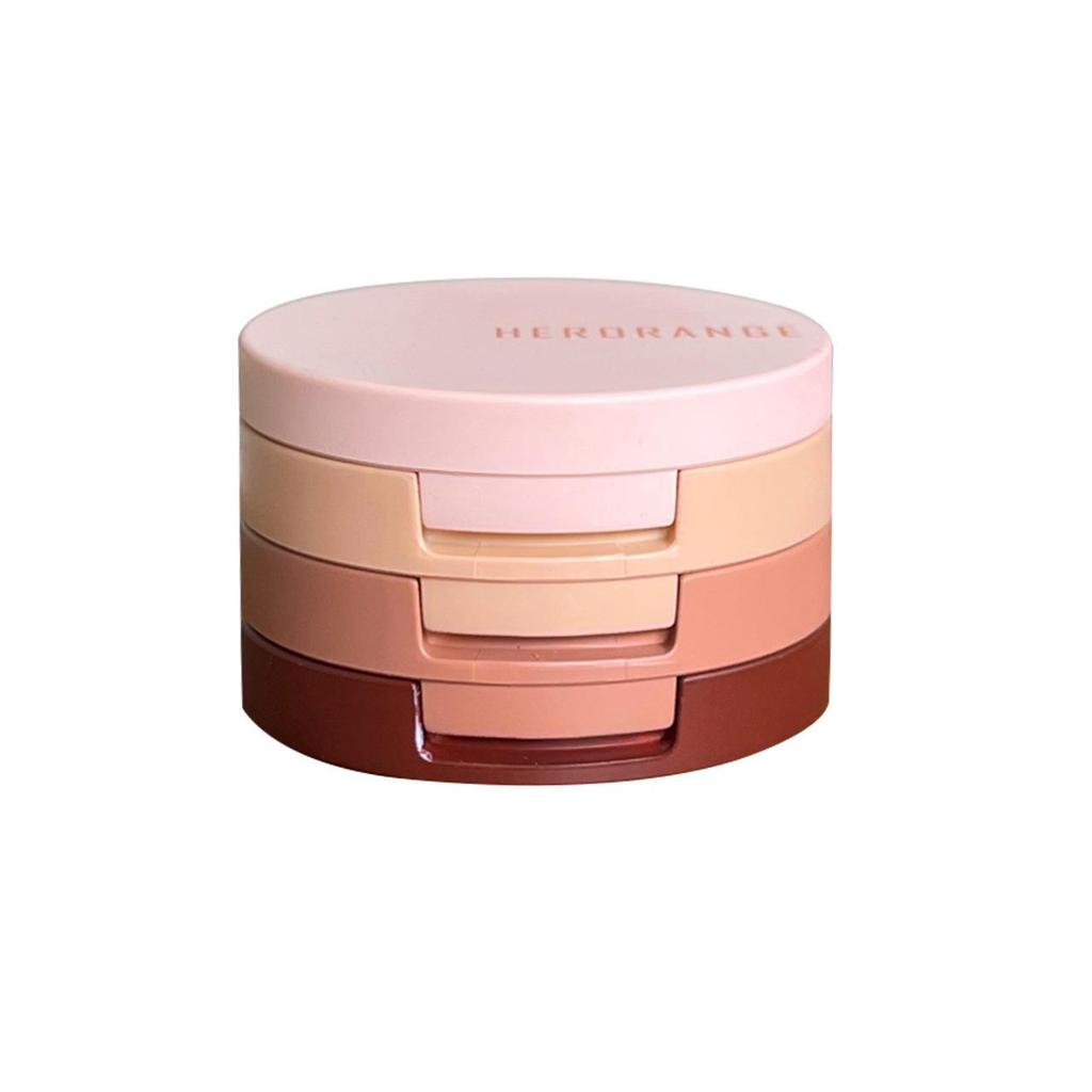 Milk Tea Tri-Color Eyeshadow Palette - Gentle Matte & Shimmer Earth Tones