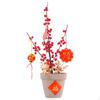 Artificial Potted Flower Bonsai Chinese Year Ornaments for Garden Dining Room