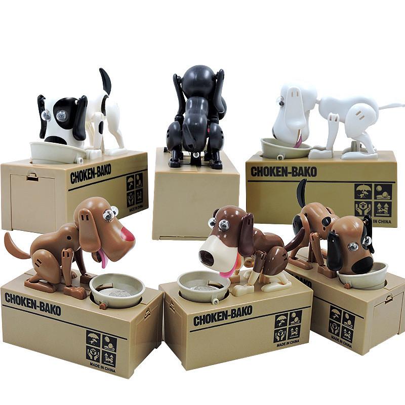 Coin Electric Piggy Bank  Money Stealing Dog Savings Box Cartoon Puppy Toy Gift
