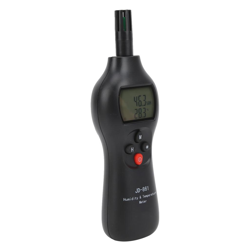 JD‑861 Temperature and Humidity Meter Portable Digital Display Multifunctional Measuring Tool